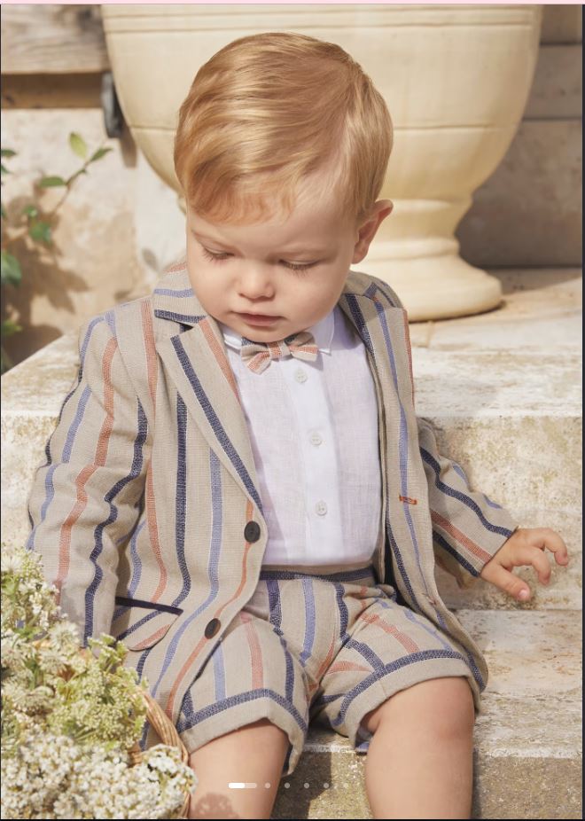 Abel&lula erkek bebek blazer  keten çeket  5701