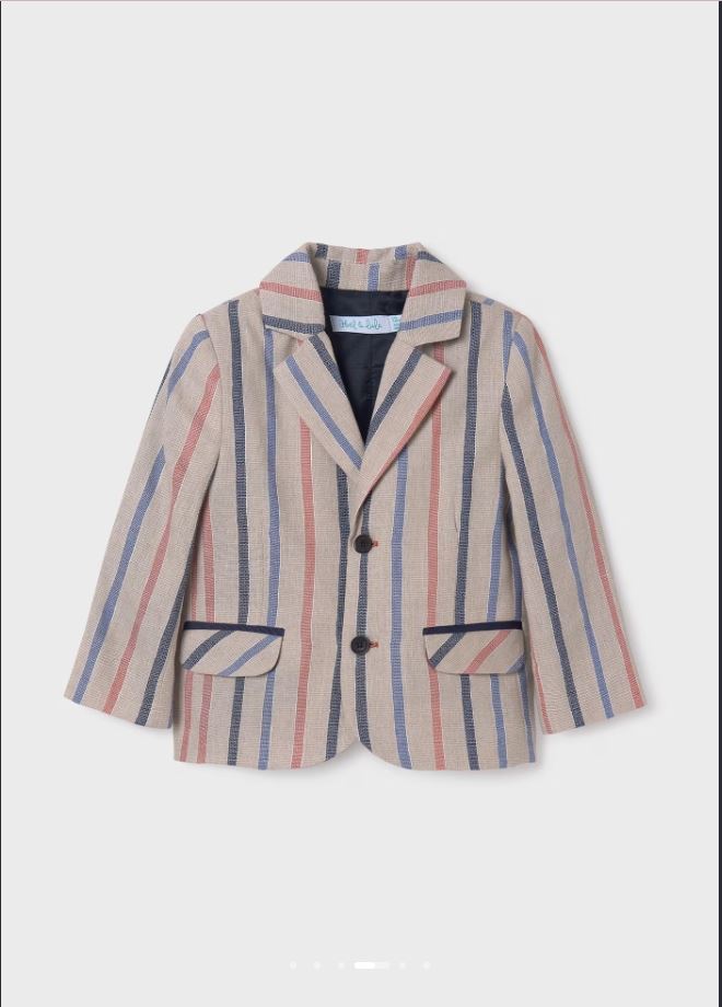 Abel&lula erkek bebek blazer  keten çeket  5701