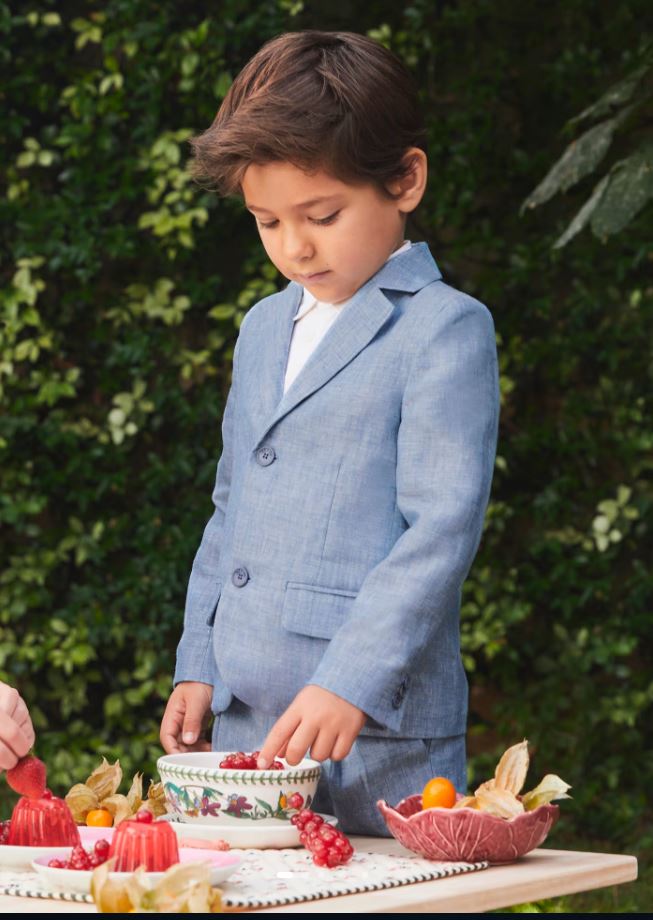 Abel&lula erkek bebek blazer  keten çeket  5701