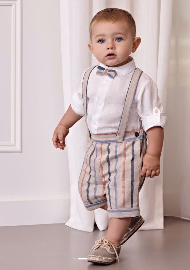 Abel&lula erkek bebek gömlek bermuda 3 li set 5249
