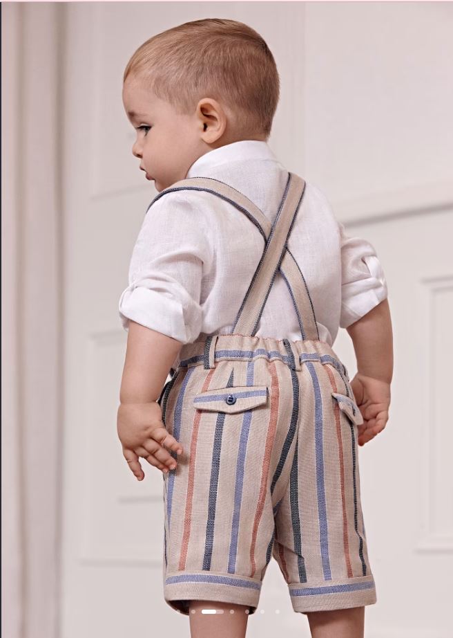 Abel&lula erkek bebek gömlek bermuda 3 li set 5249