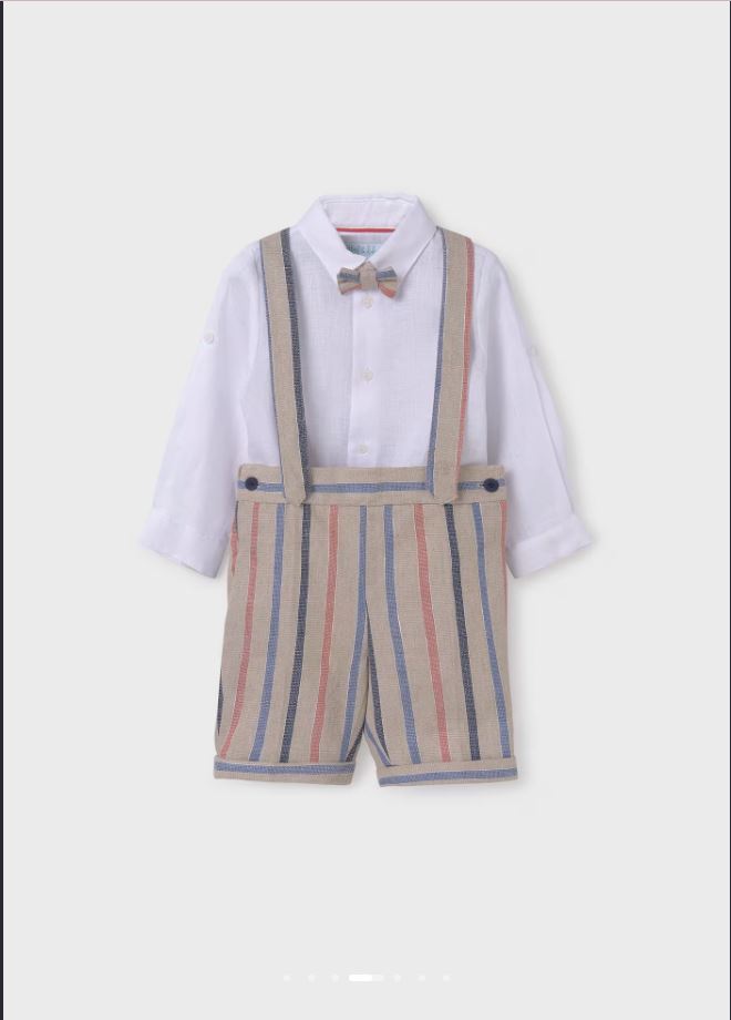 Abel&lula erkek bebek gömlek bermuda 3 li set 5249