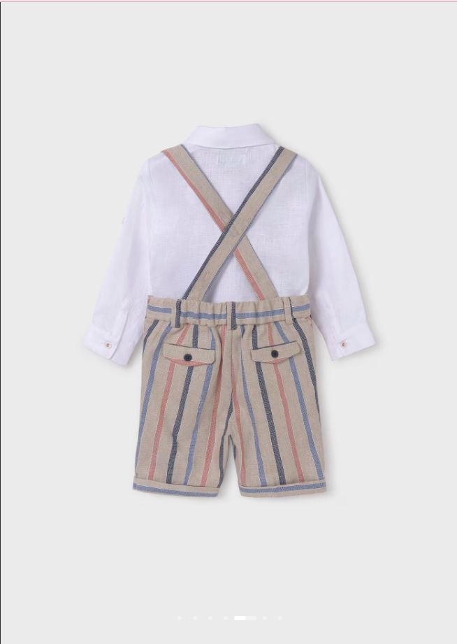 Abel&lula erkek bebek gömlek bermuda 3 li set 5249