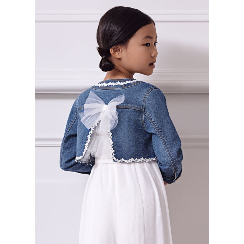 Abel&lula kız çocuk mavi denim çeket 5369