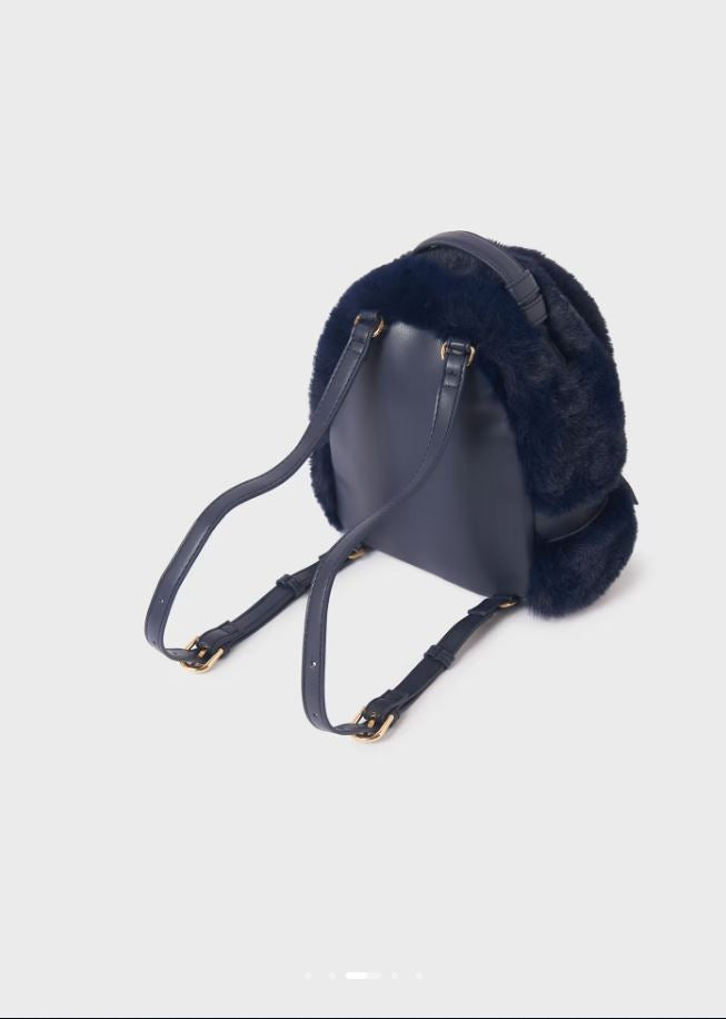 Abel&lula kız çocuk kürklü sırt çantası  5995