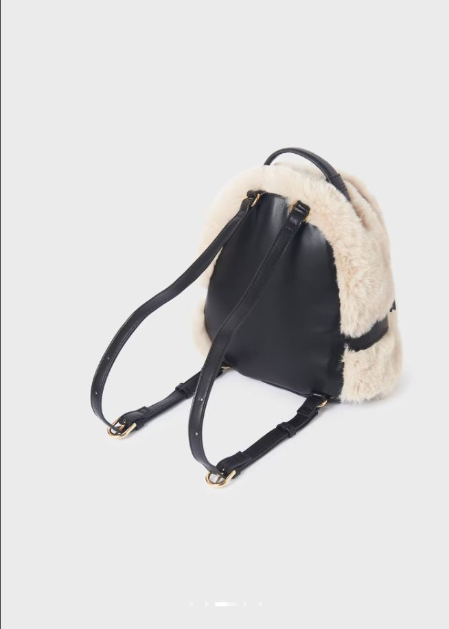 Abel&lula kız çocuk kürklü sırt çantası  5995