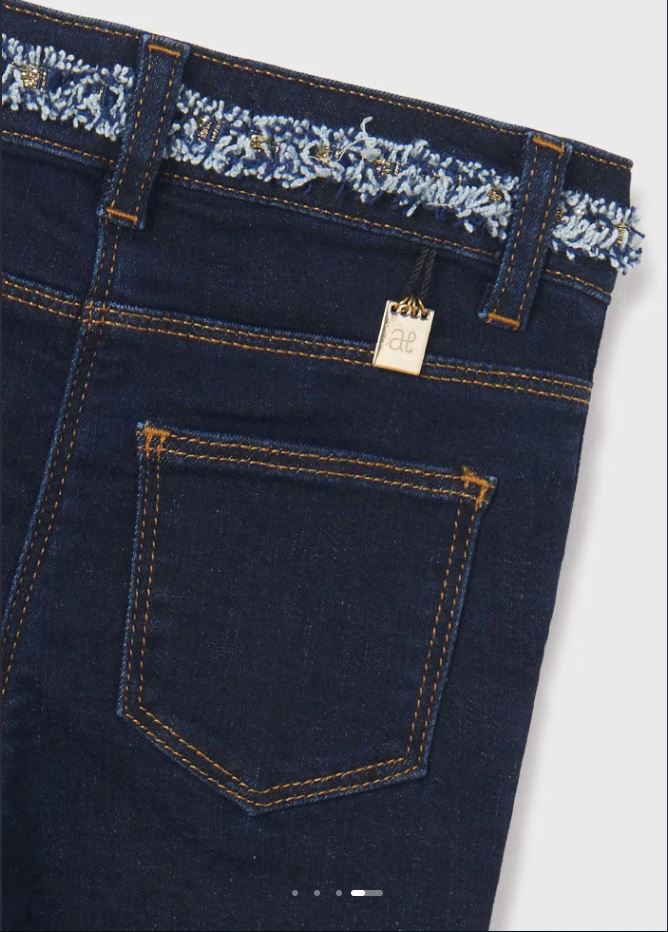 Abel & lula kız çocuk likralı denim pantolon  5772