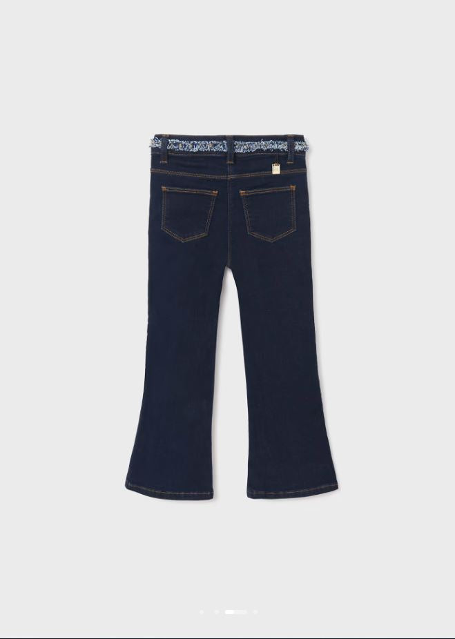 Abel & lula kız çocuk likralı denim pantolon  5772