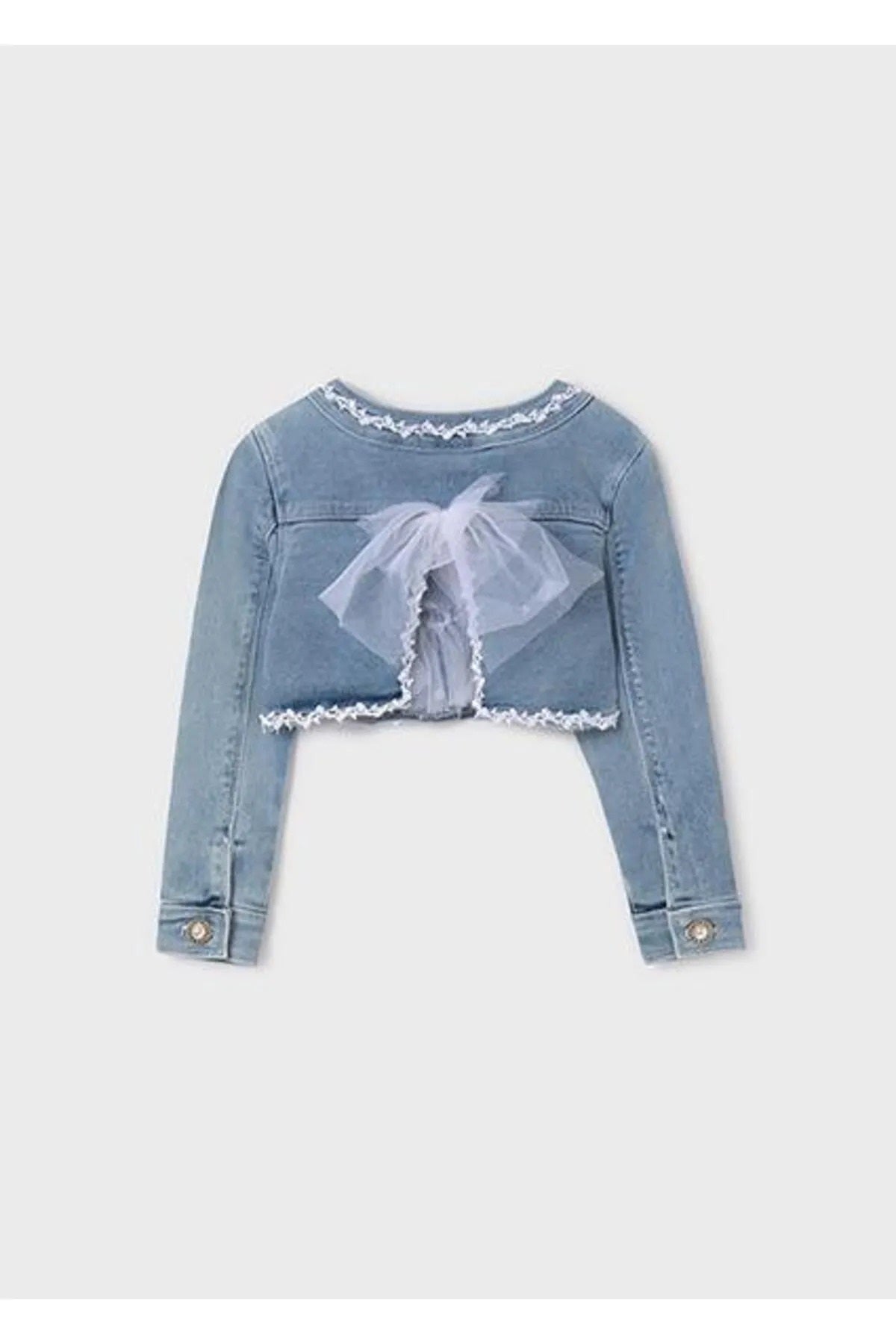 Abel&lula kız çocuk mavi denim çeket 5369