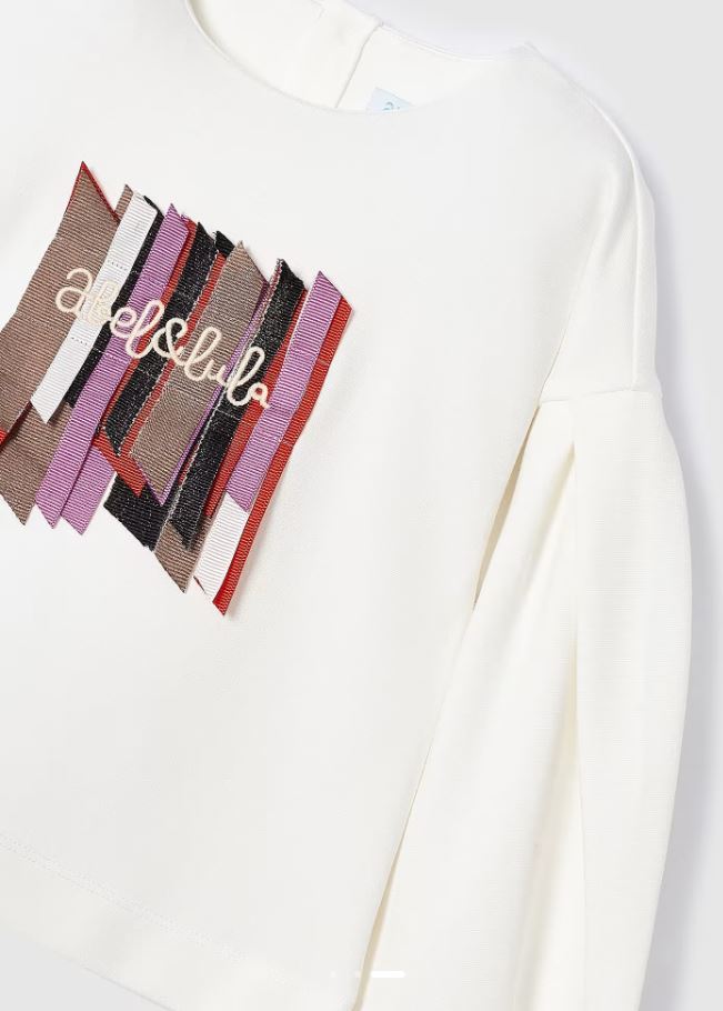 Abel&lulal kız çocuk uzun kol pullover  bluz 5658