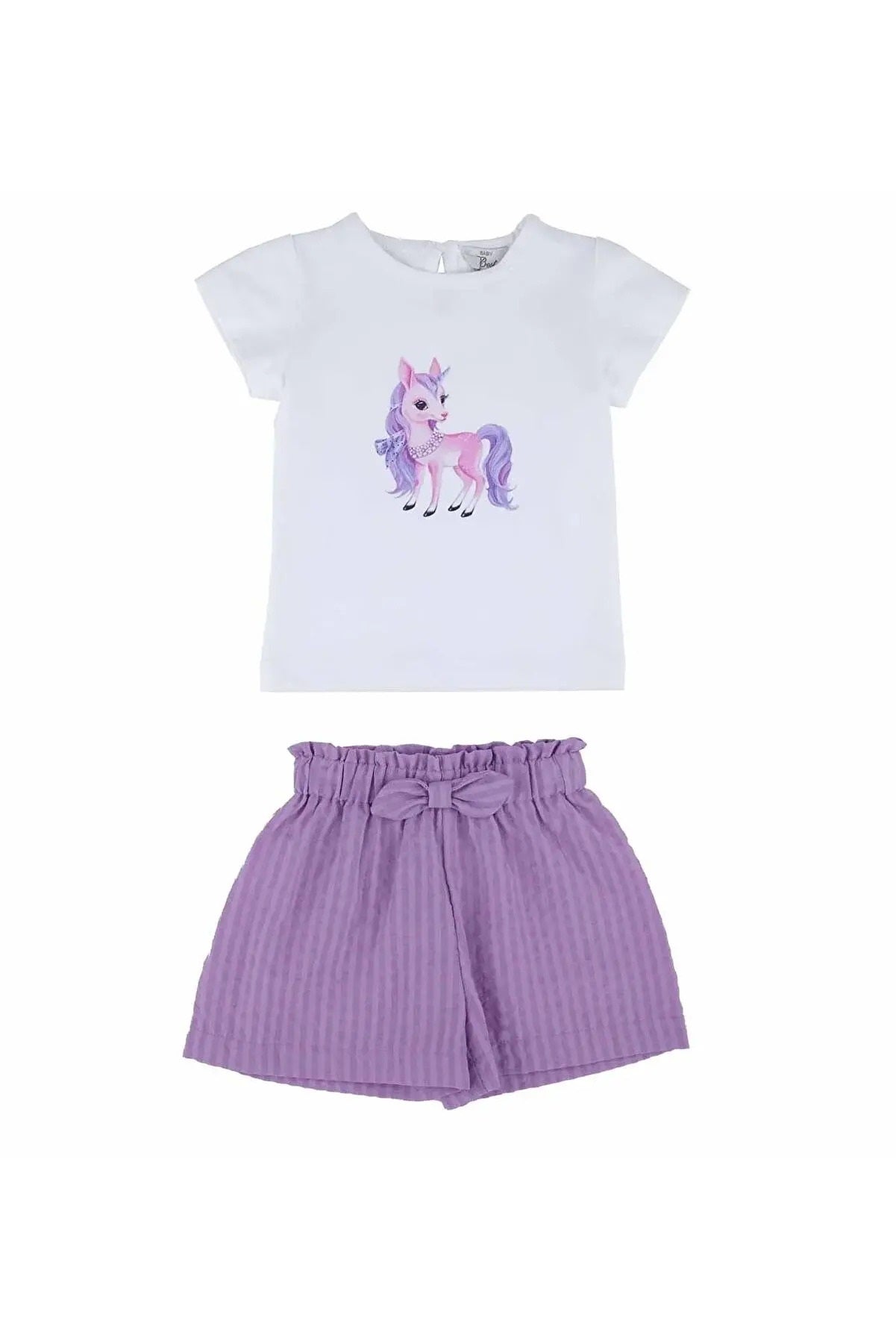 Best kids kız bebek unicorn lu 2 li set  10040