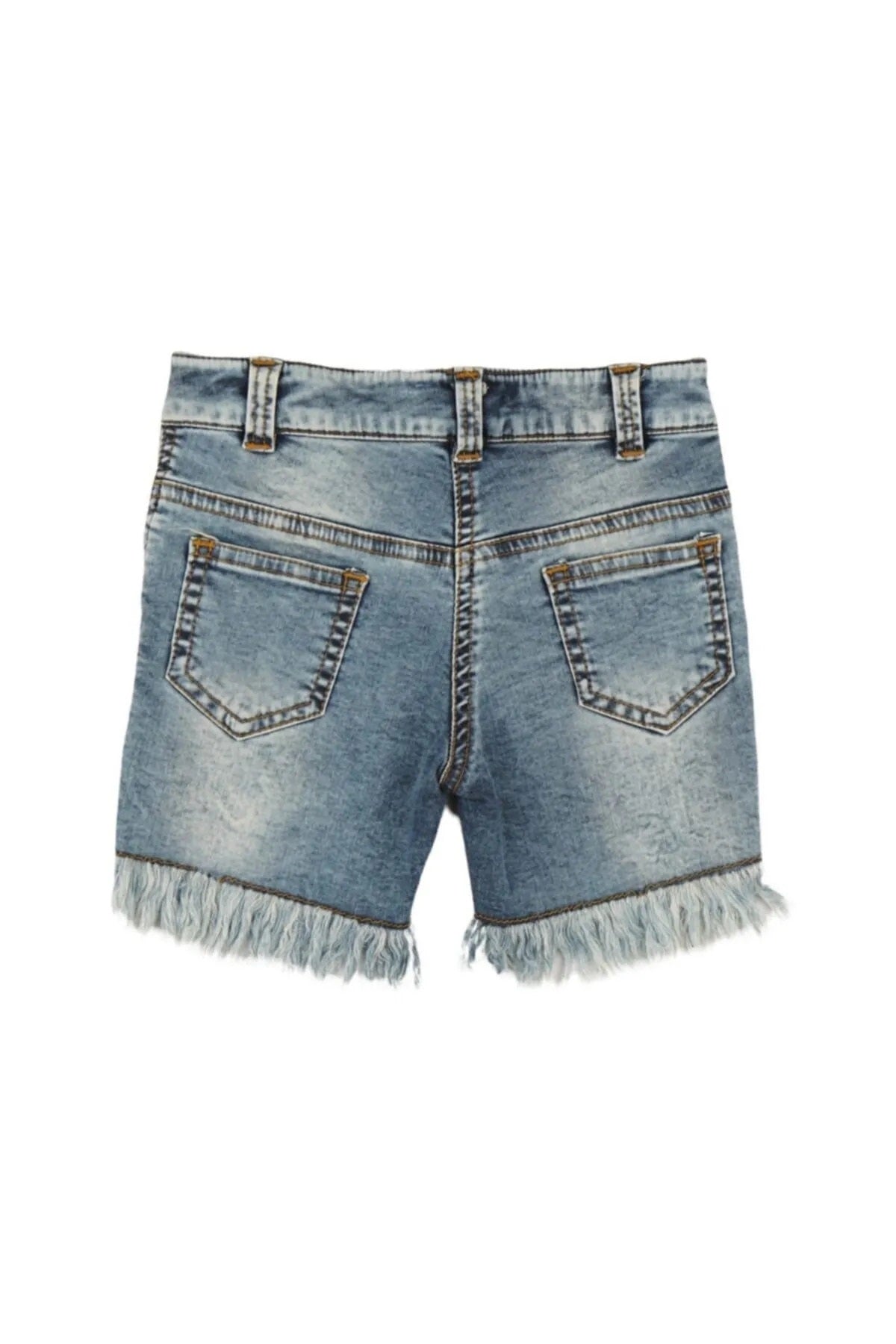 Best kids kız çocuk denim incili şort 3402