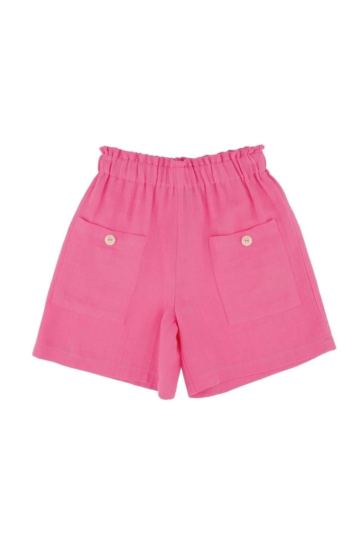 Best kids kız çocuk keten şort 14168