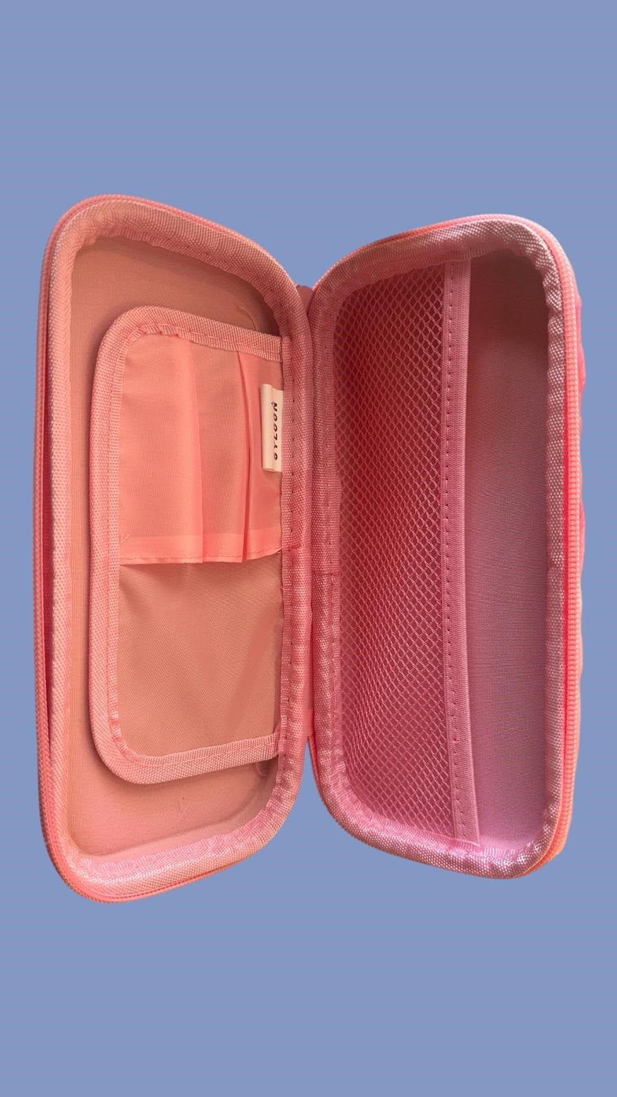 Syloon Eva Pembe - Mor Peluş Kalem Kutusu