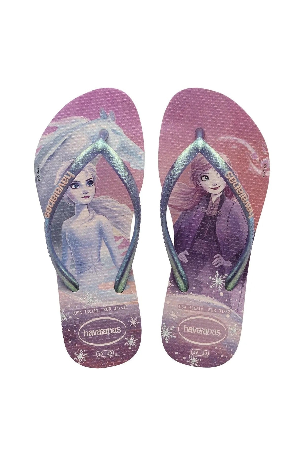 Havaianas -kız Çocuk-frozen-terlik