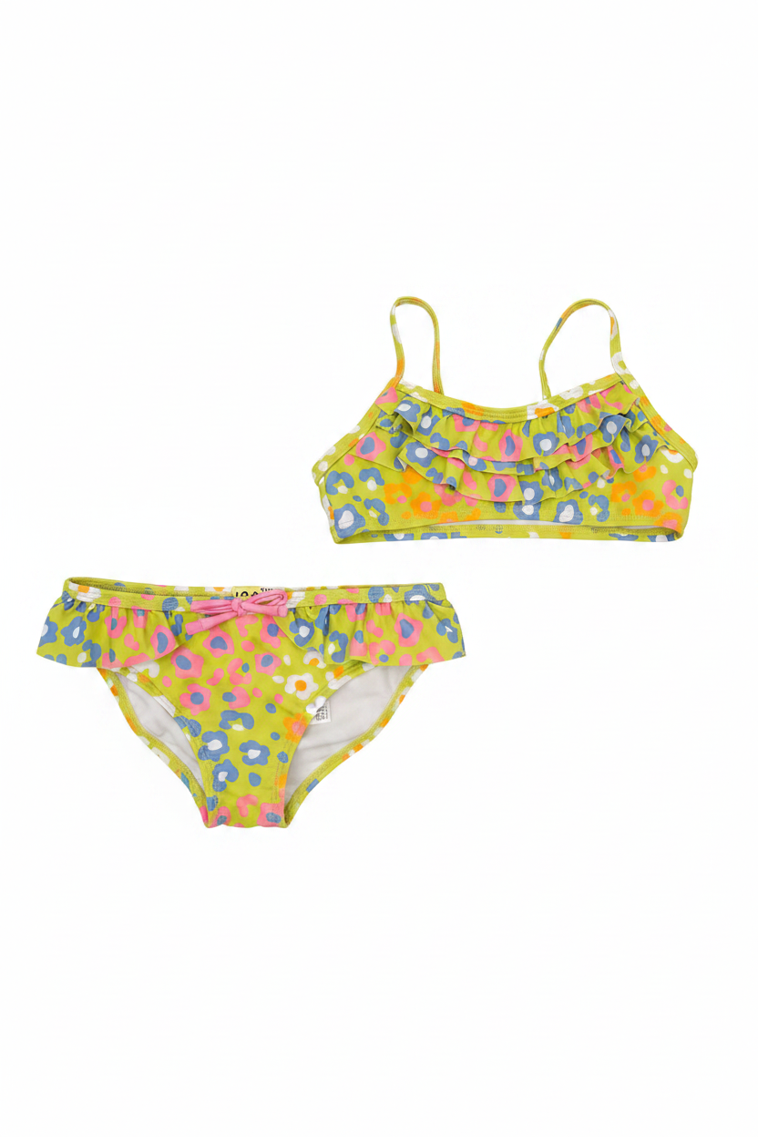 Losan Kız Çocuk Leopar Desenli Bikini Takım