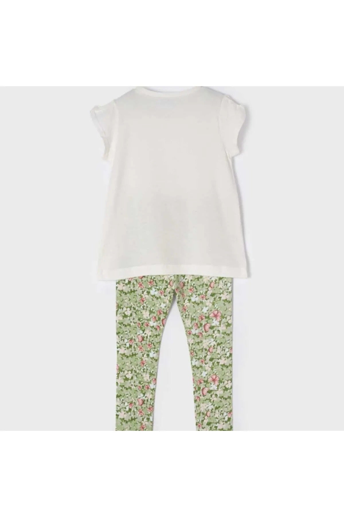 Kız Çocuk Yazlık Tişört Tayt 2 Li Set 3760