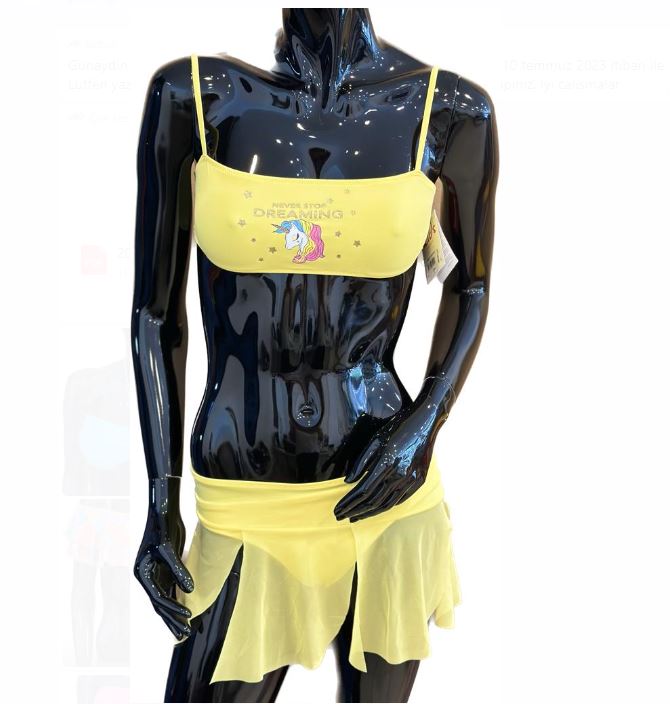 Kom dream 3 lü kız çocuk bikini takım