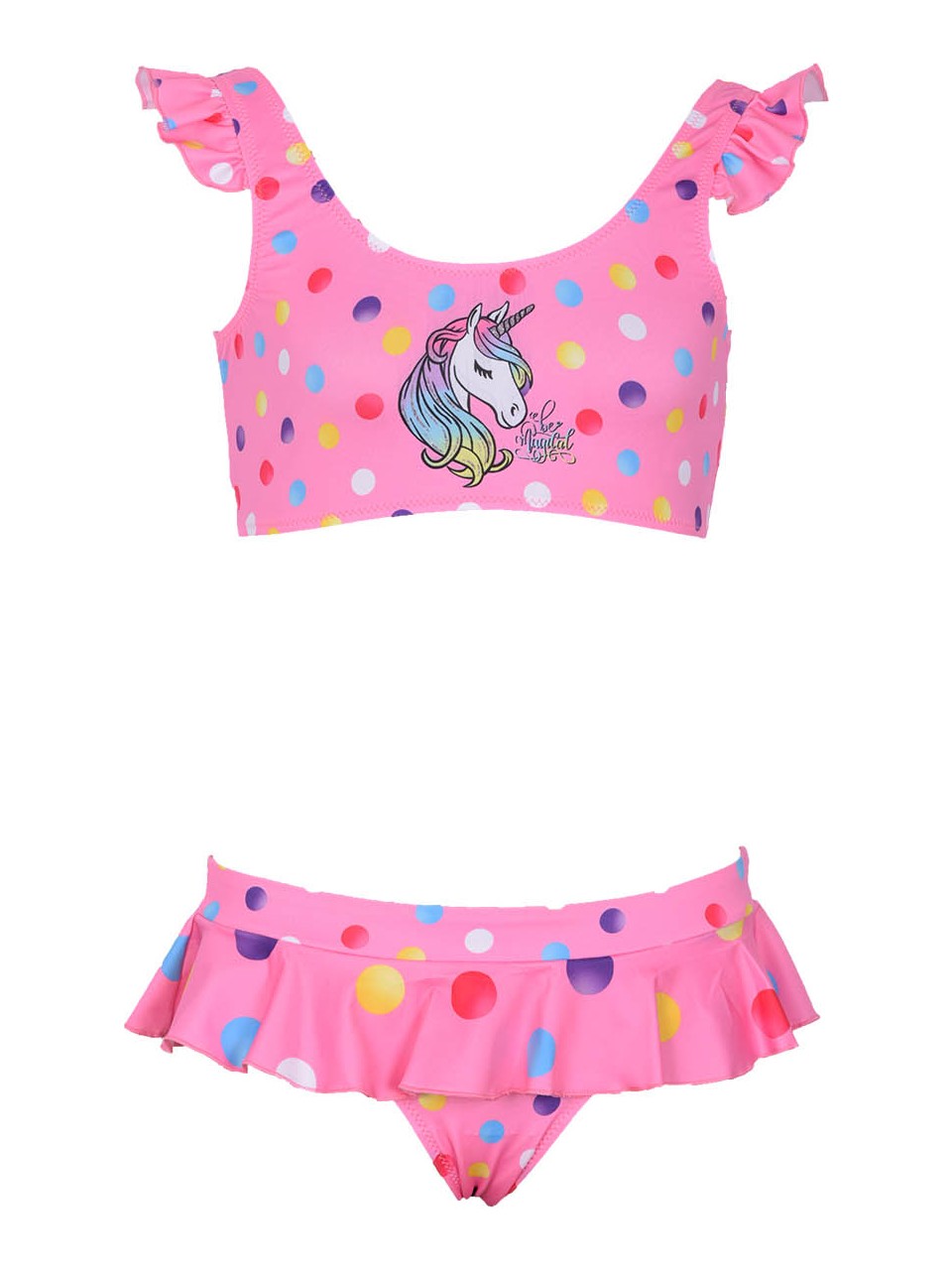 Kom kız çocuk unicorn bikini takım