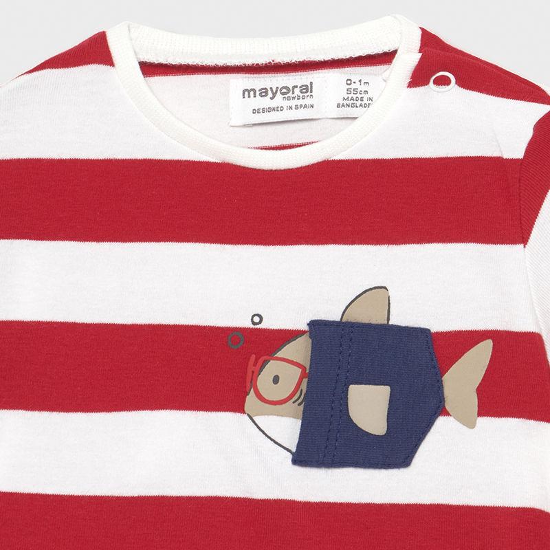 MAayoral erkek bebek 2 li  t-shırt set