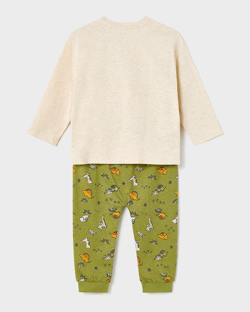 Mayoral Erkek Bebek Dinozor Desenli Pijama Takım 1787