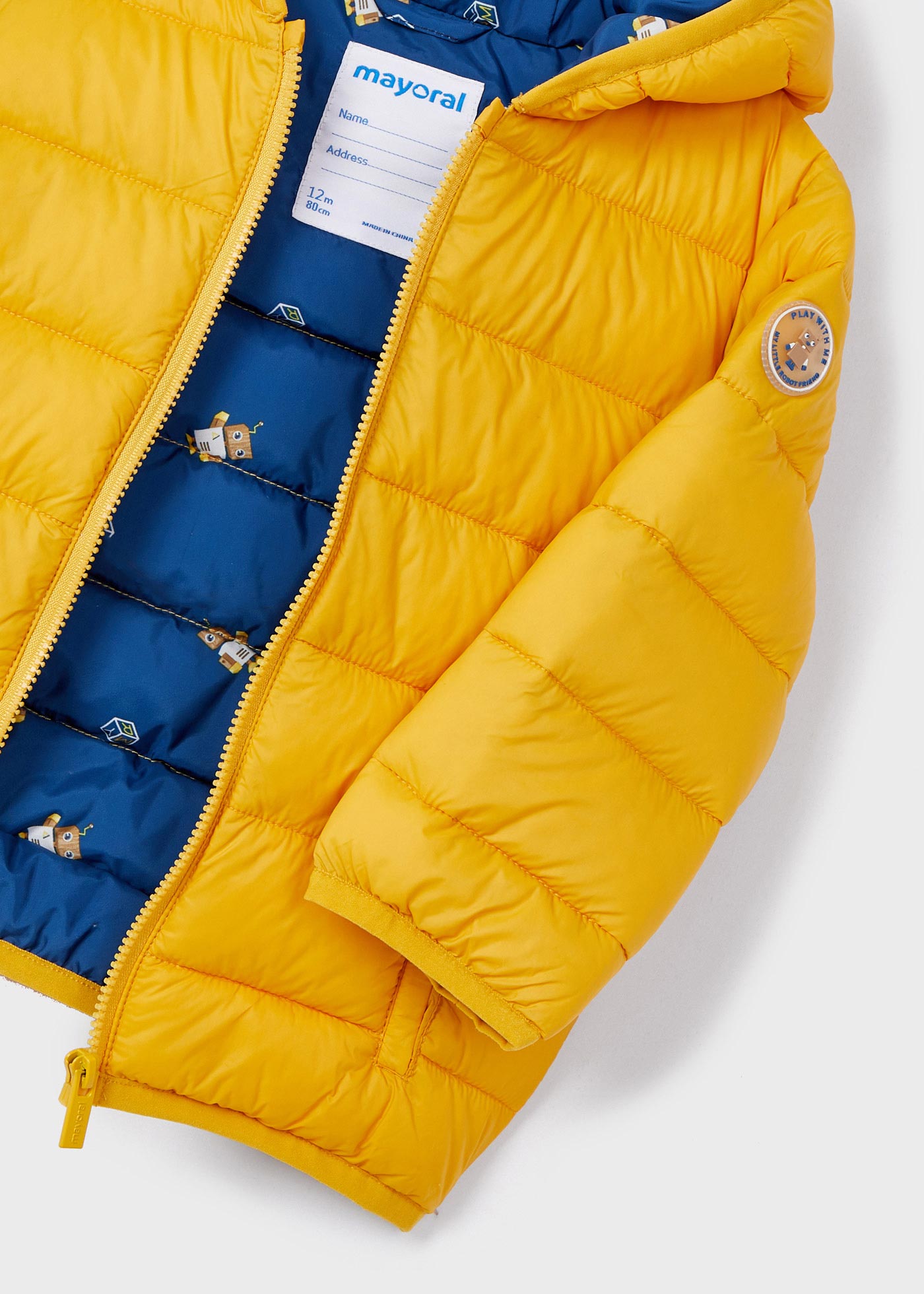 Mayoral erkek bebek dolgu çantalı mont 2418