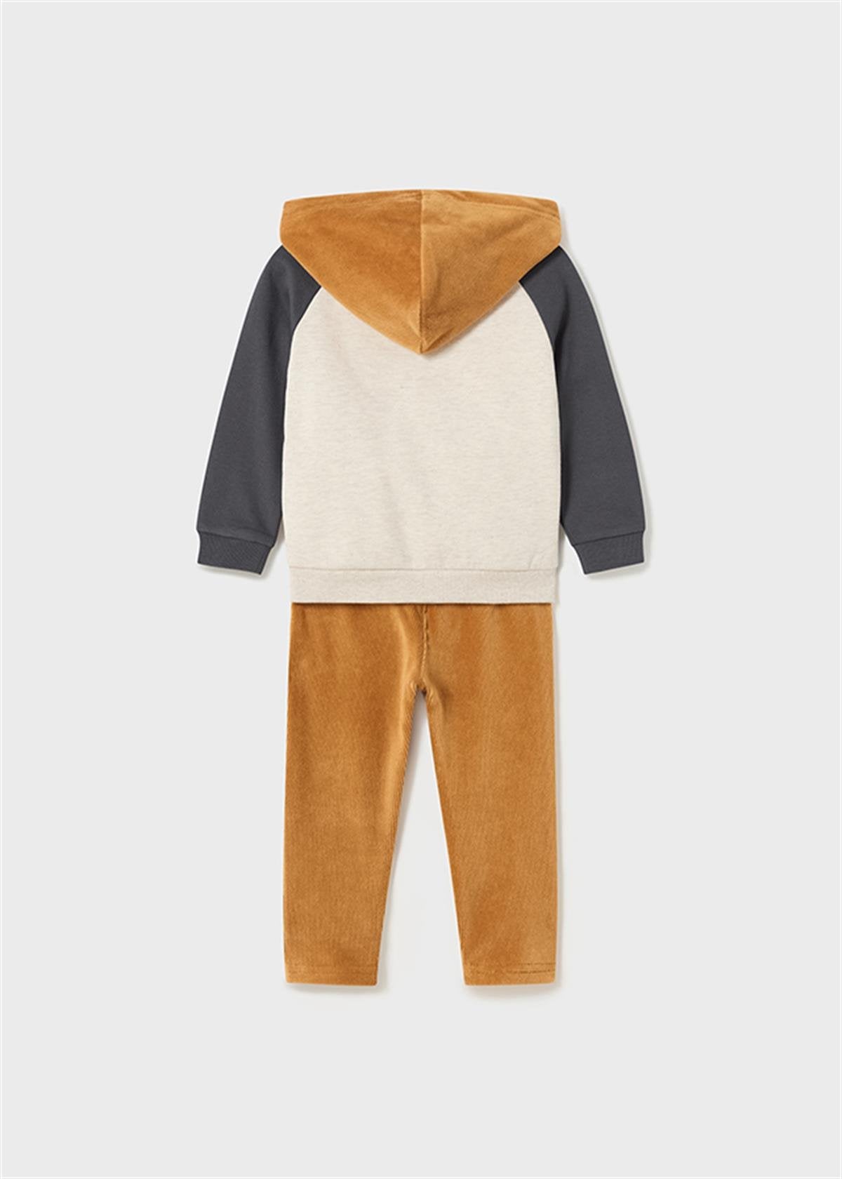 Mayoral Erkek Bebek Kadife Pantolon ve Swatshirt Takım 2696