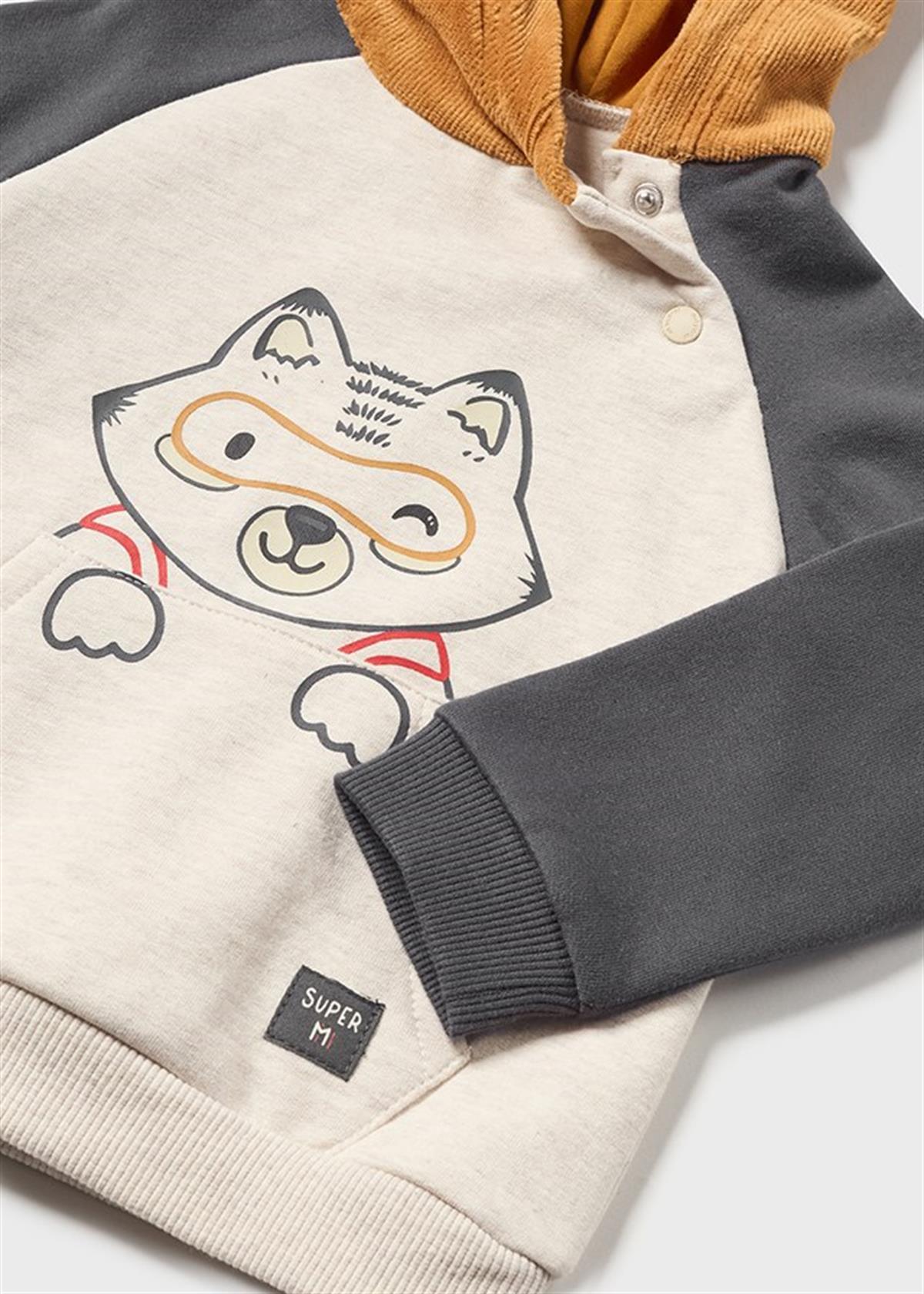 Mayoral Erkek Bebek Kadife Pantolon ve Swatshirt Takım 2696