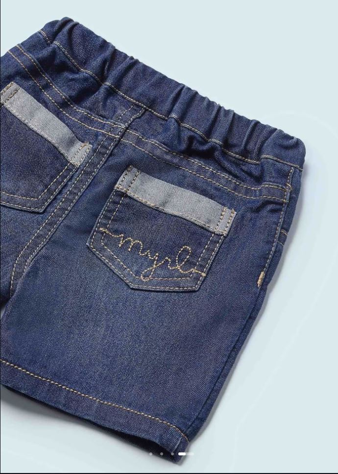 Mayoral erkek bebek tişört denim  şort 2 li set 1268