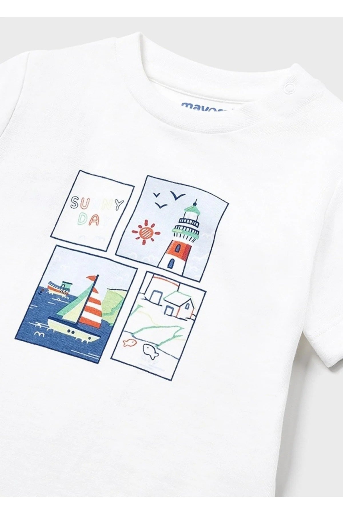 Mayoral erkek bebek tişört  şort 2 li set  1647