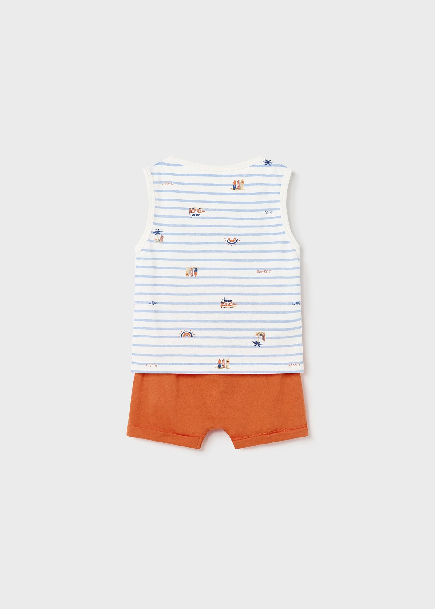 Mayoral erkek bebek tişört şort 2 li set 1788