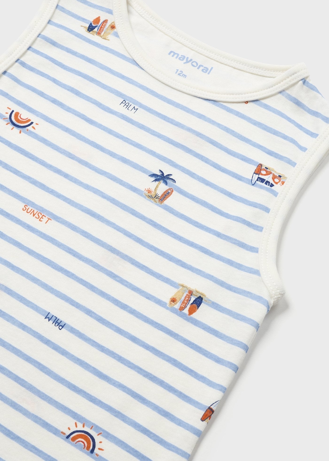 Mayoral erkek bebek tişört şort 2 li set 1788