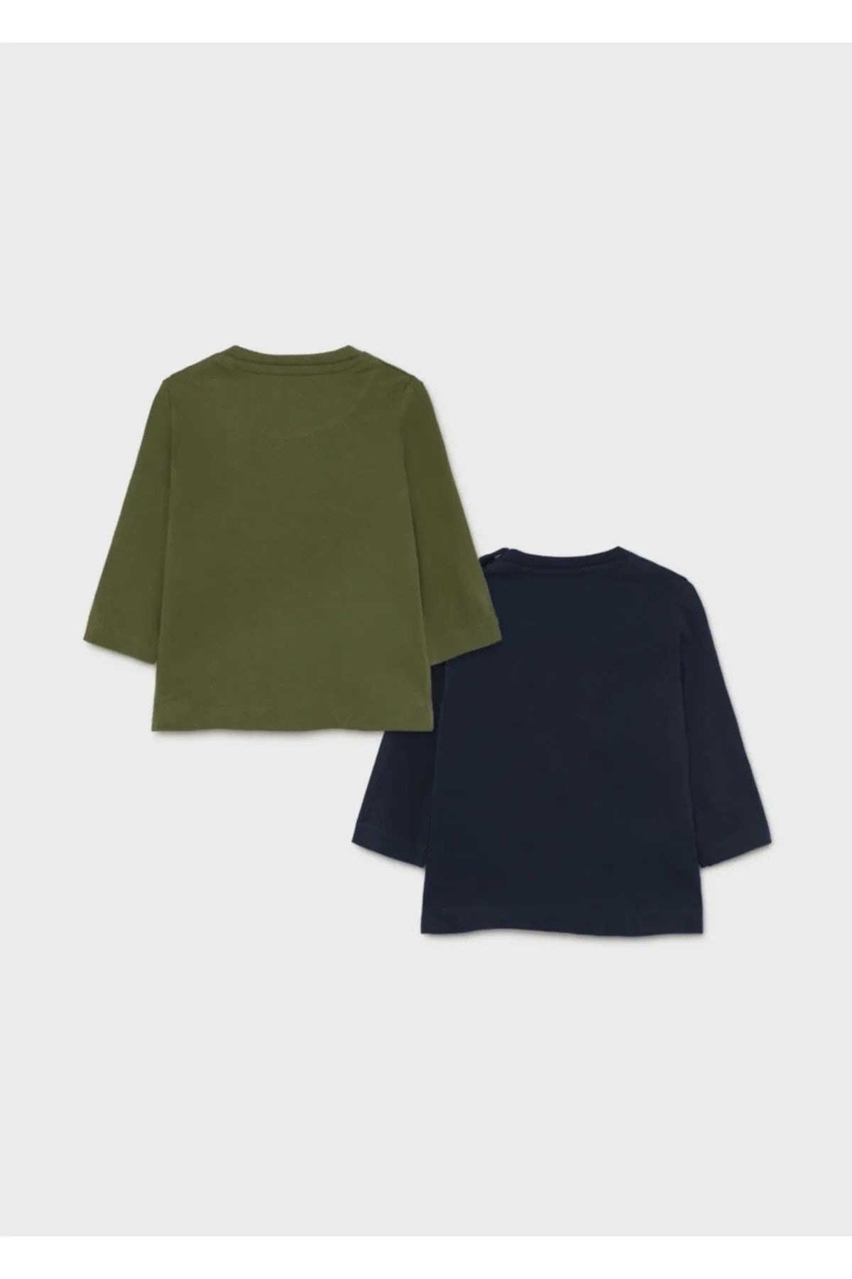 Mayoral erkek bebek uzun kol 2 li tişört set 2068