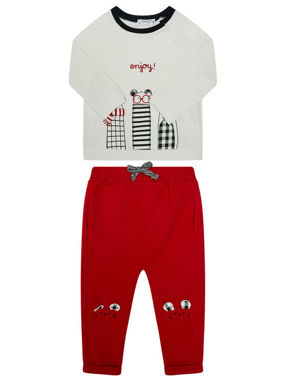MAYORAL ERKEK BEBEK UZUN KOL SWEATSHIRT PANTOLON 2 Lİ SET