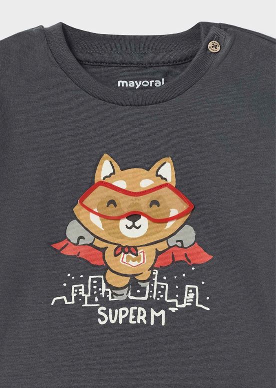 Mayoral erkek bebek uzun kol tişört 2025