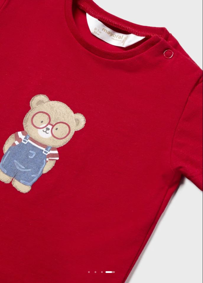 Mayoral erkek  bebek yazlık 2 li tişört  set  1002