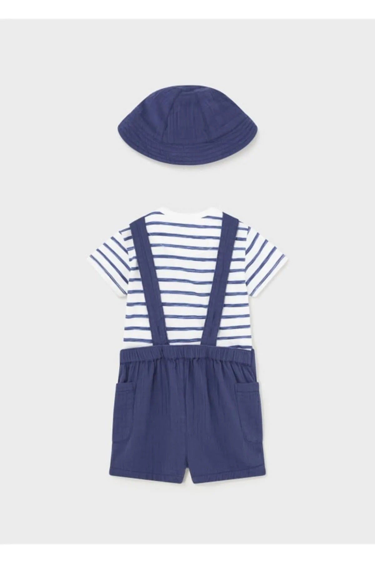 Mayoral erkek bebek yazlık solapet şapka 3 lü set 1651