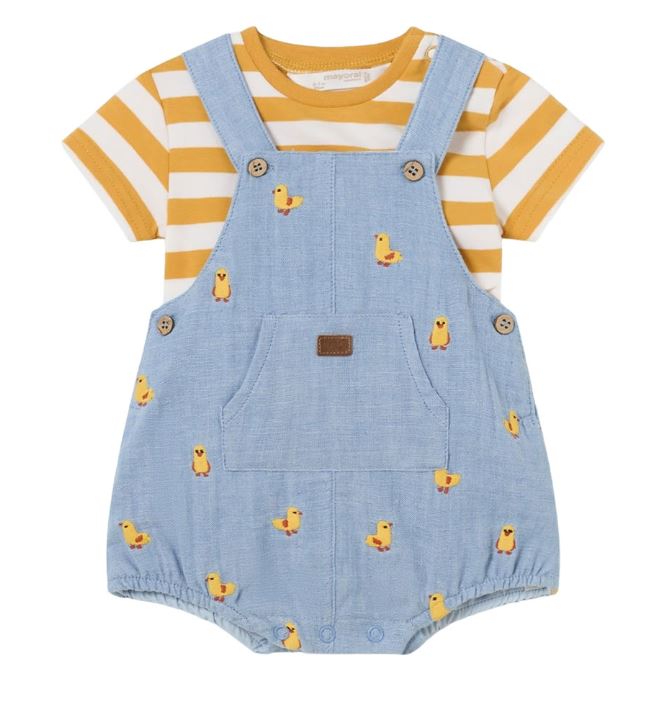 Mayoral erkek bebek yazlık tişört pantolon  4 lü set 1623