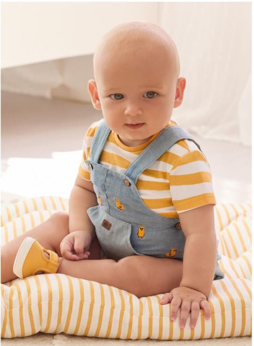 Mayoral erkek bebek yazlık tişört pantolon  4 lü set 1623