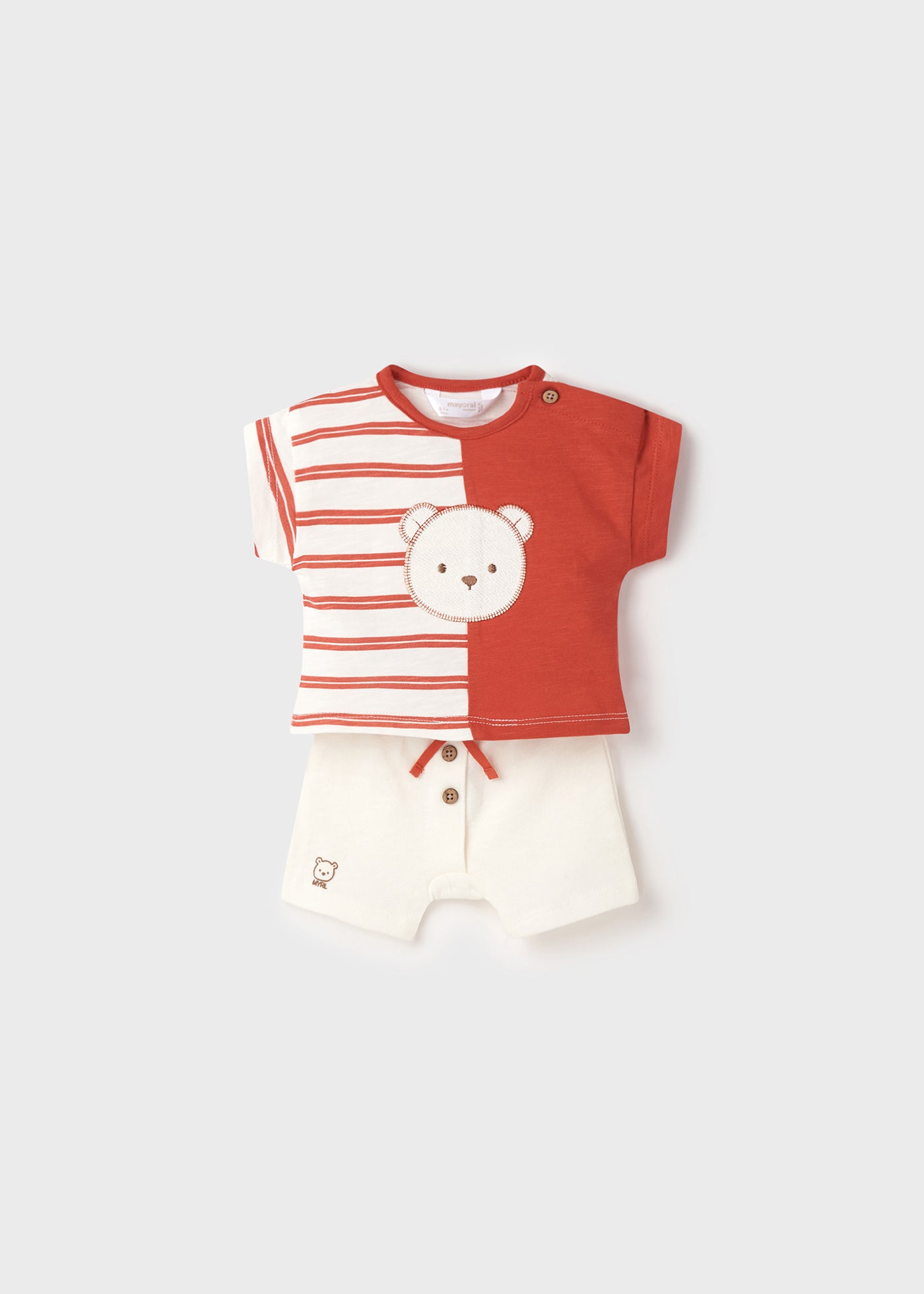 Mayoral erkek bebek yazlık tişört şort 4 lü set 1652