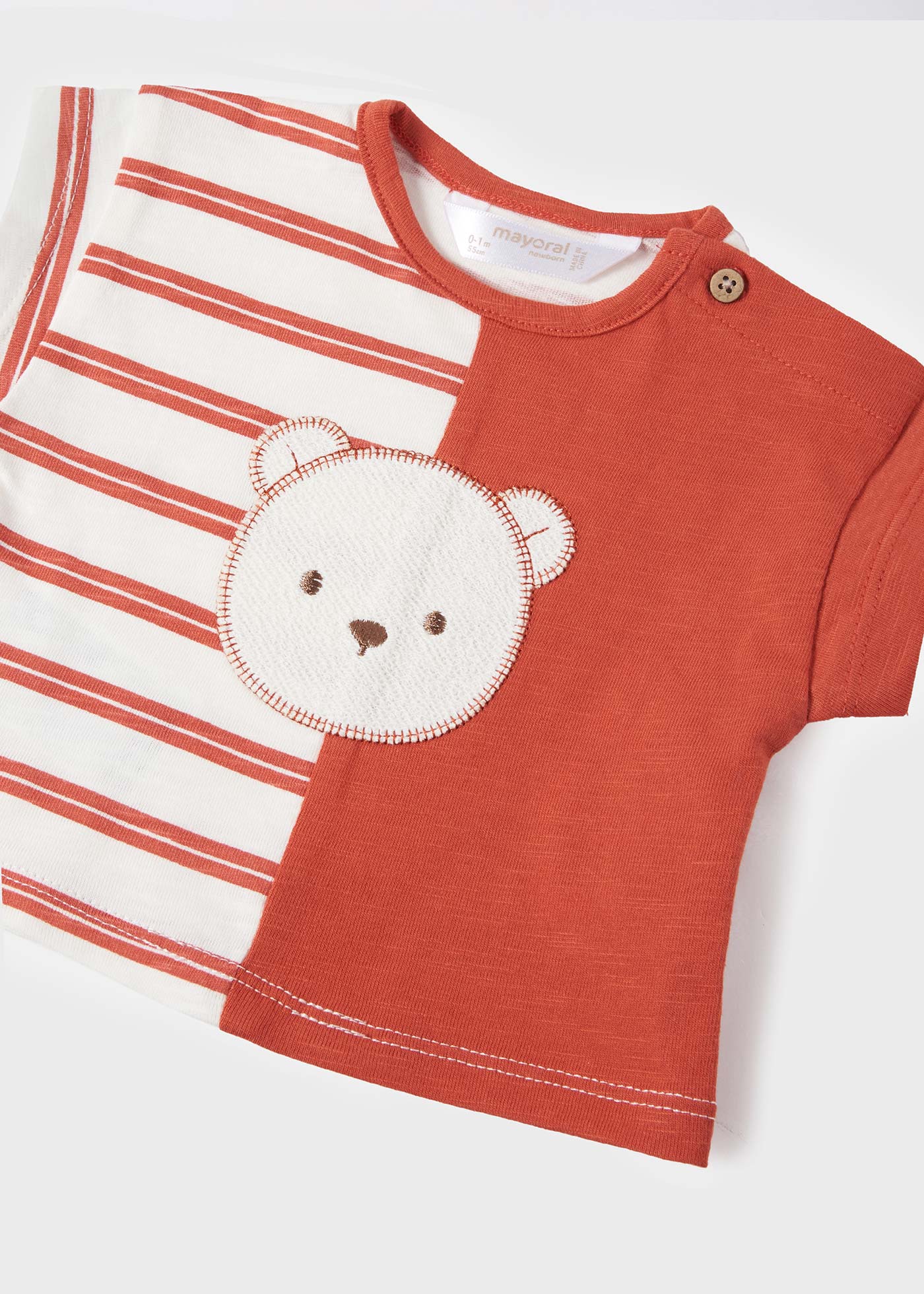 Mayoral erkek bebek yazlık tişört şort 4 lü set 1652