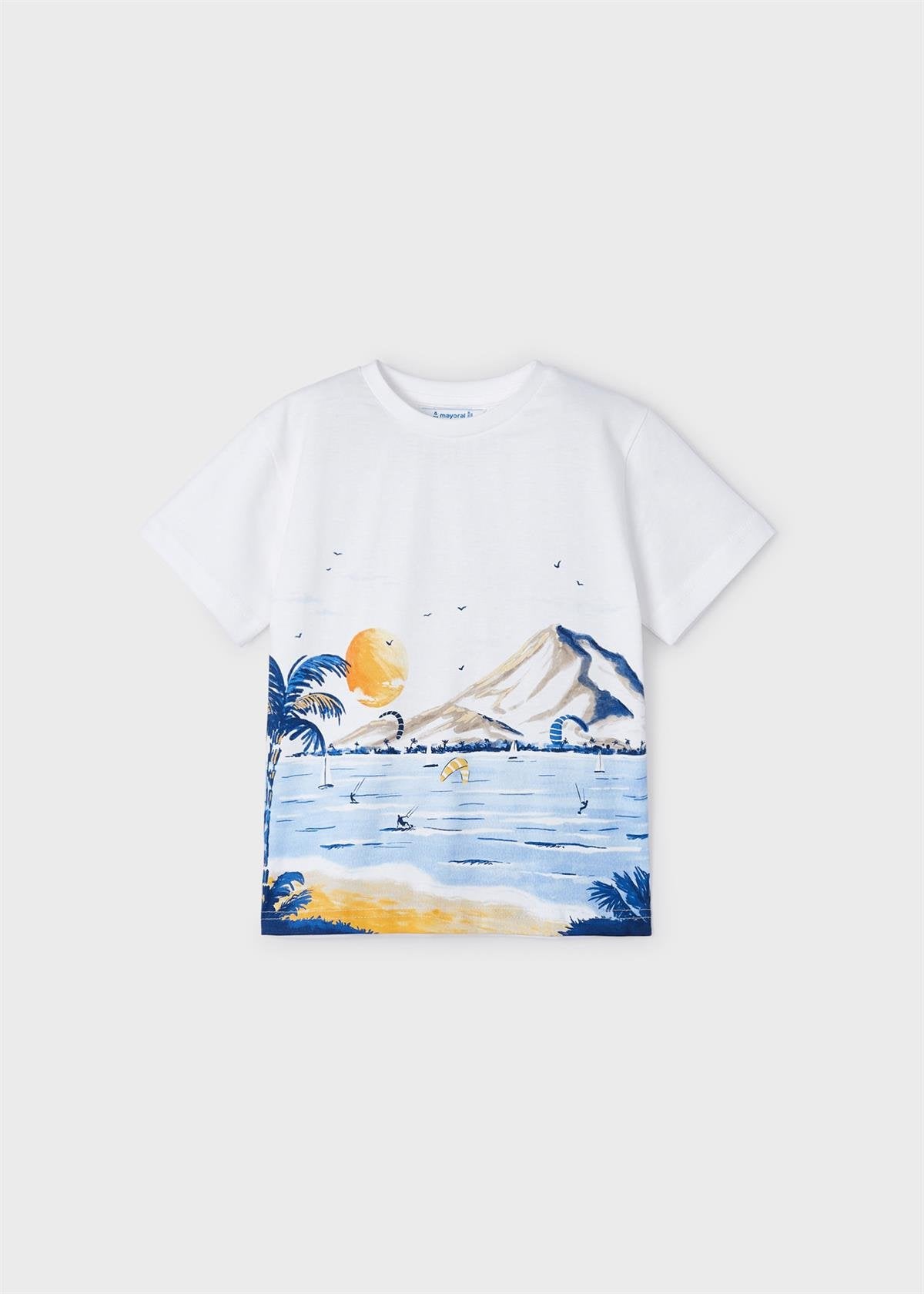 Mayoral erkek çocuk  2 tişört  bermuda 3 lü set 3681