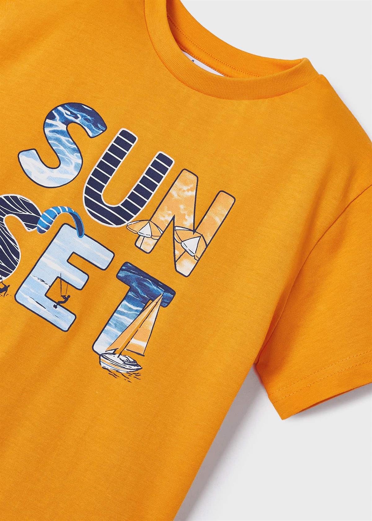 Mayoral erkek çocuk  2 tişört  bermuda 3 lü set 3681