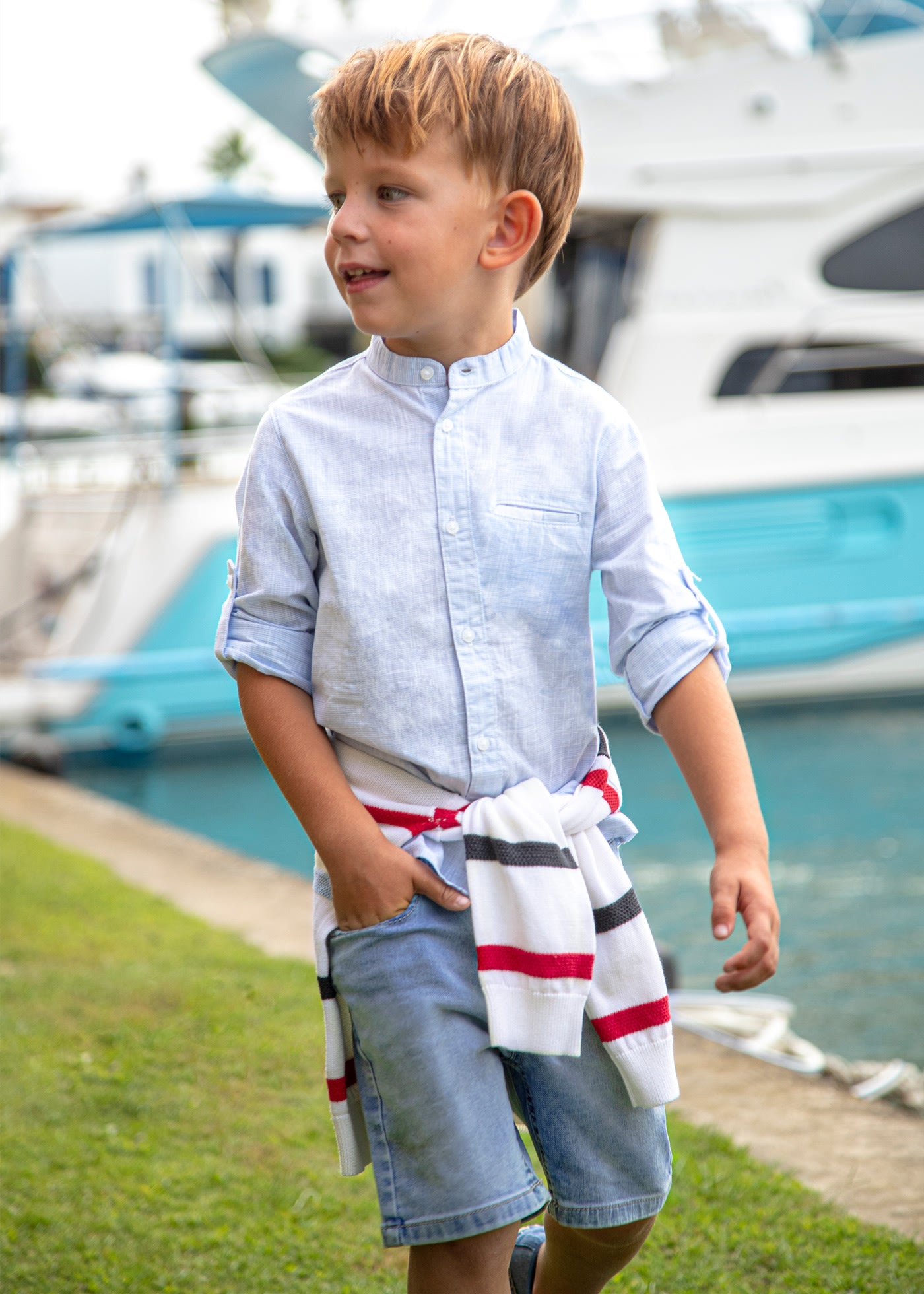 Mayoral erkek çocuk  denim bermuda 3232