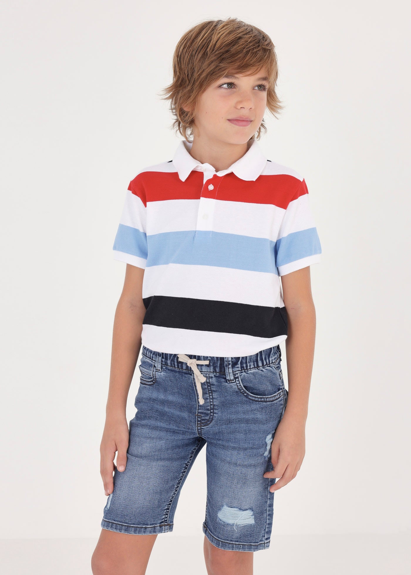 Mayoral erkek çocuk denim  bermuda 6258