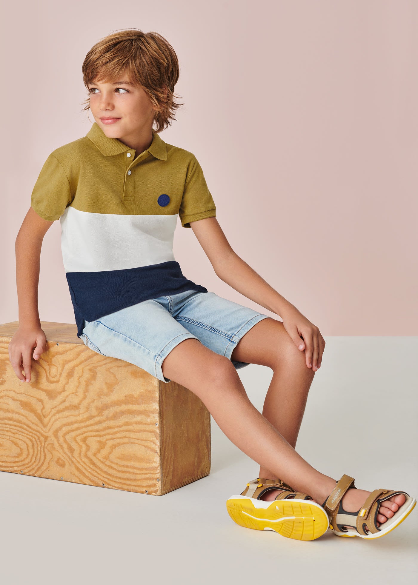 Mayoral erkek çocuk denim bermuda 6261