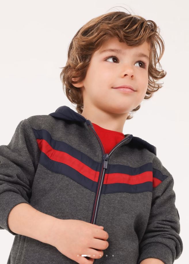 Mayoral Erkek Çocuk Fermuarlı Hoodie Hırka  4446