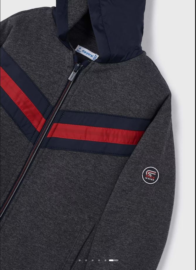 Mayoral Erkek Çocuk Fermuarlı Hoodie Hırka  4446
