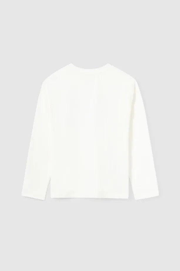 Mayoral Erkek Çocuk Kapartma Baskılı Uzun Kollu Tişört 7072