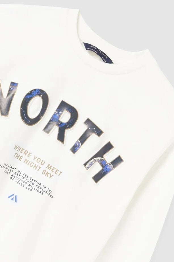 Mayoral Erkek Çocuk Kapartma Baskılı Uzun Kollu Tişört 7072